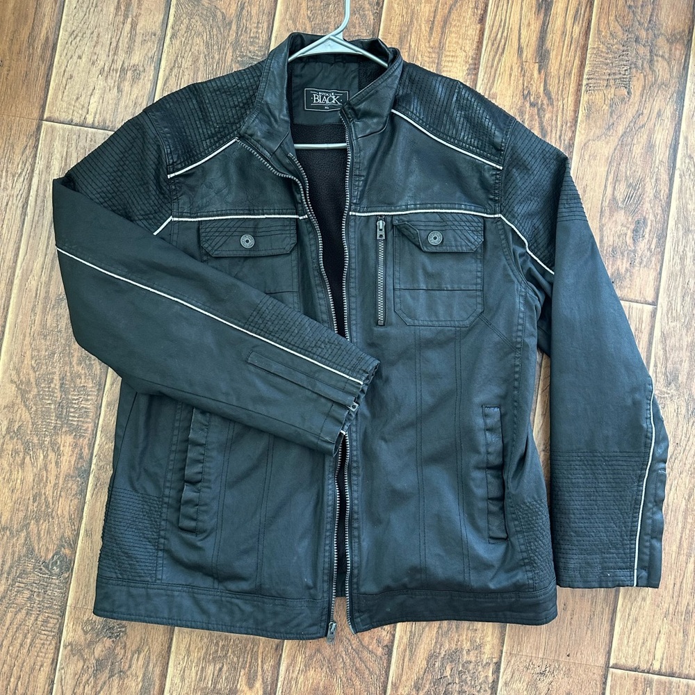 Men’s Buckle Black Jacket